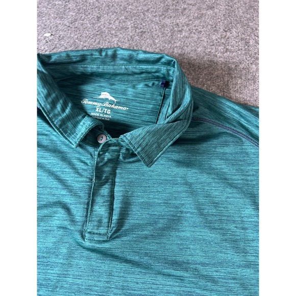 Tommy Bahama Other - Tommy Bahama Shirt Polo Green Short Sleeve Performance